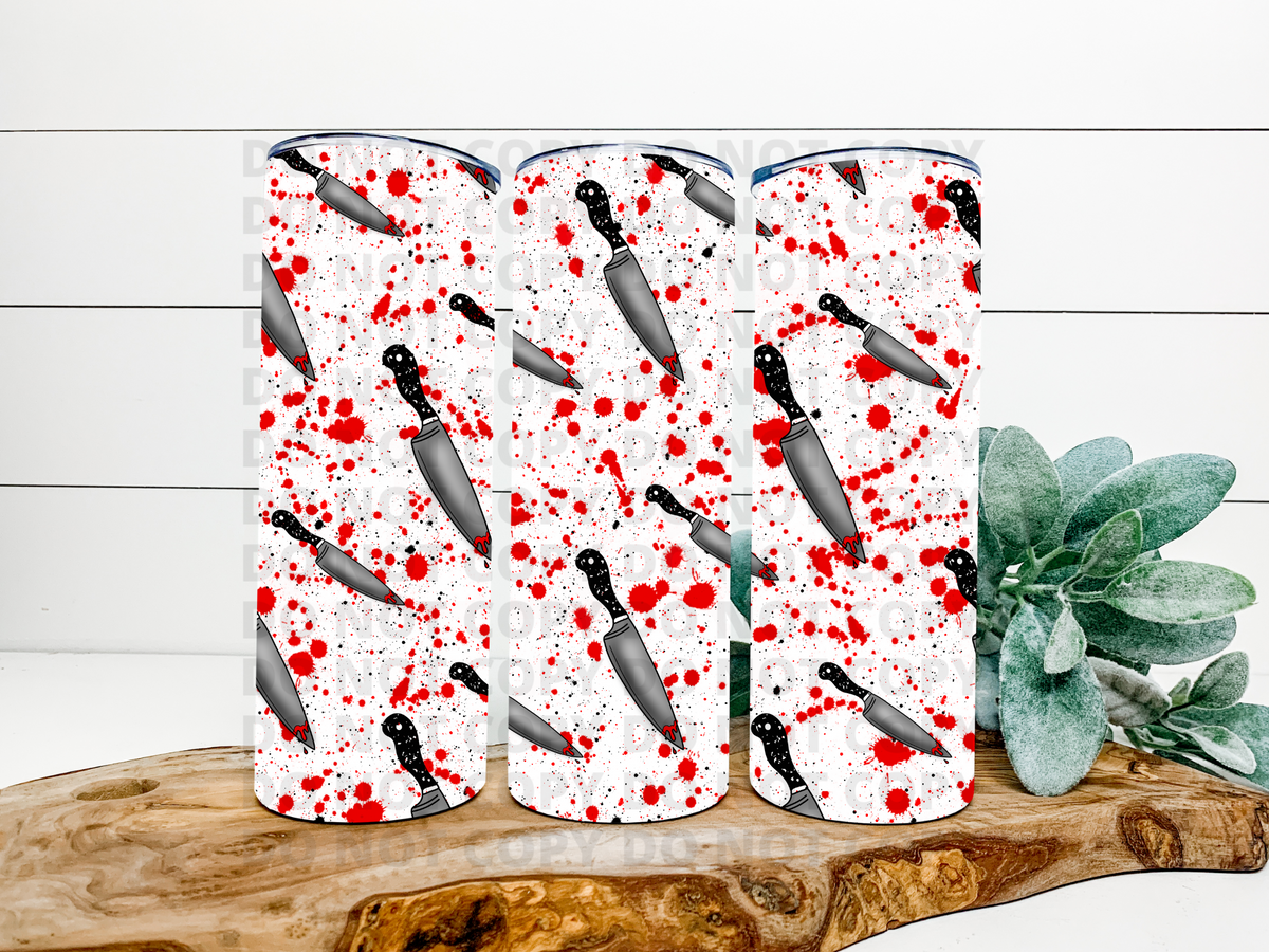 Horror Knife Tumbler