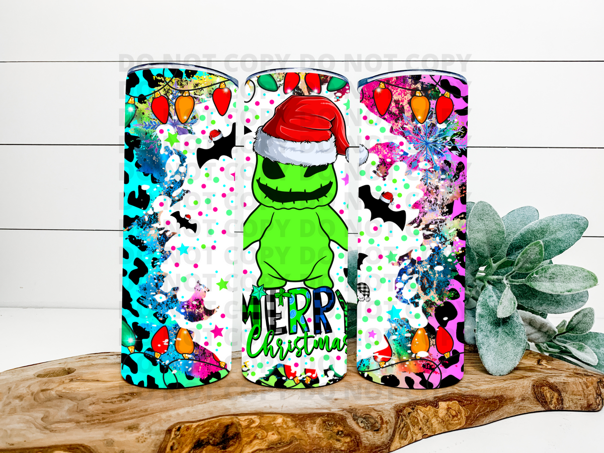 Merry Christmas Oogie Stainless Steel Tumbler