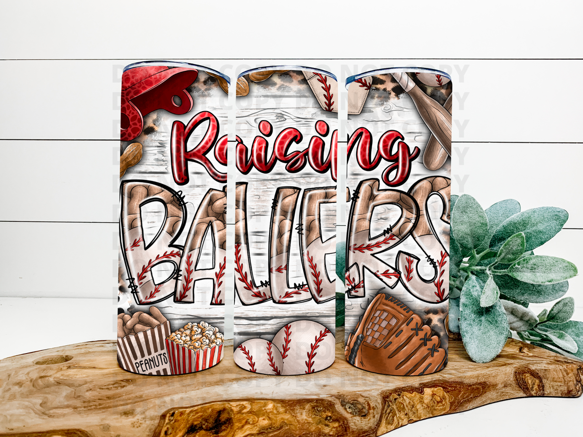 Raising Ballers Baseball Tumbler