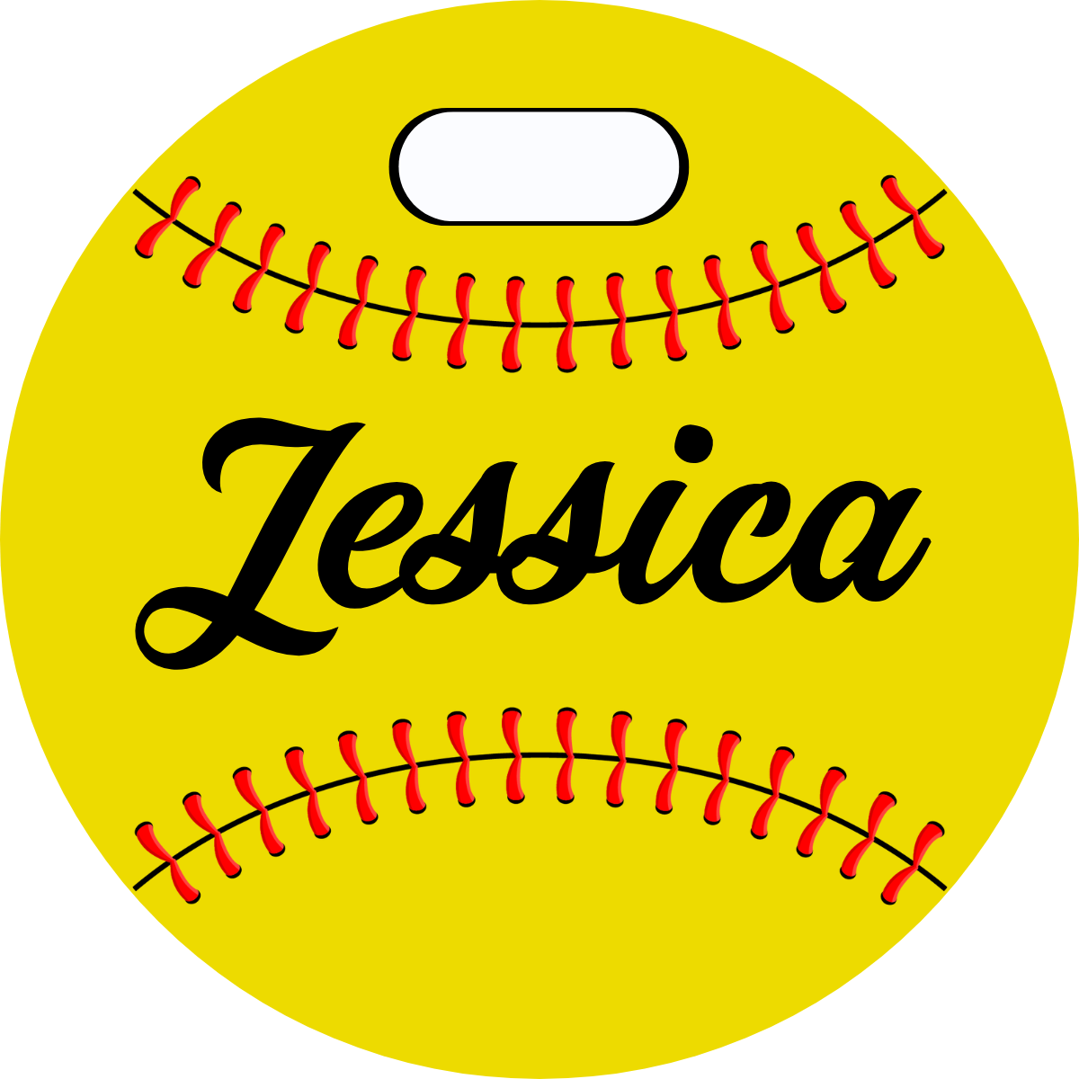 Softball Bag Tag - Customizable