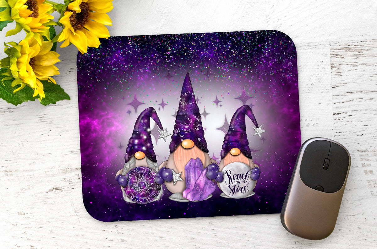 Reach For The Stars Gnome Mouse Pad