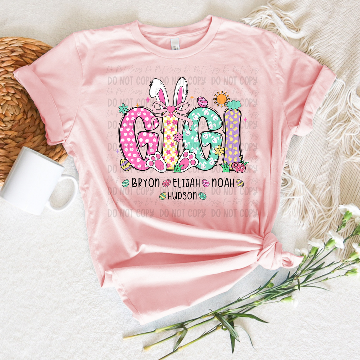 Gigi Easter With Names || Tee