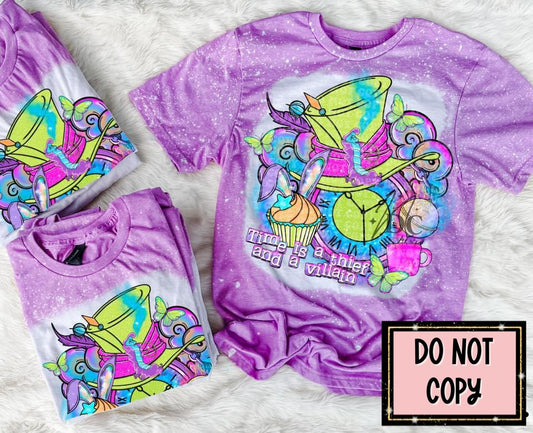 Time Is A Thief And A Villain - Bleached Tee