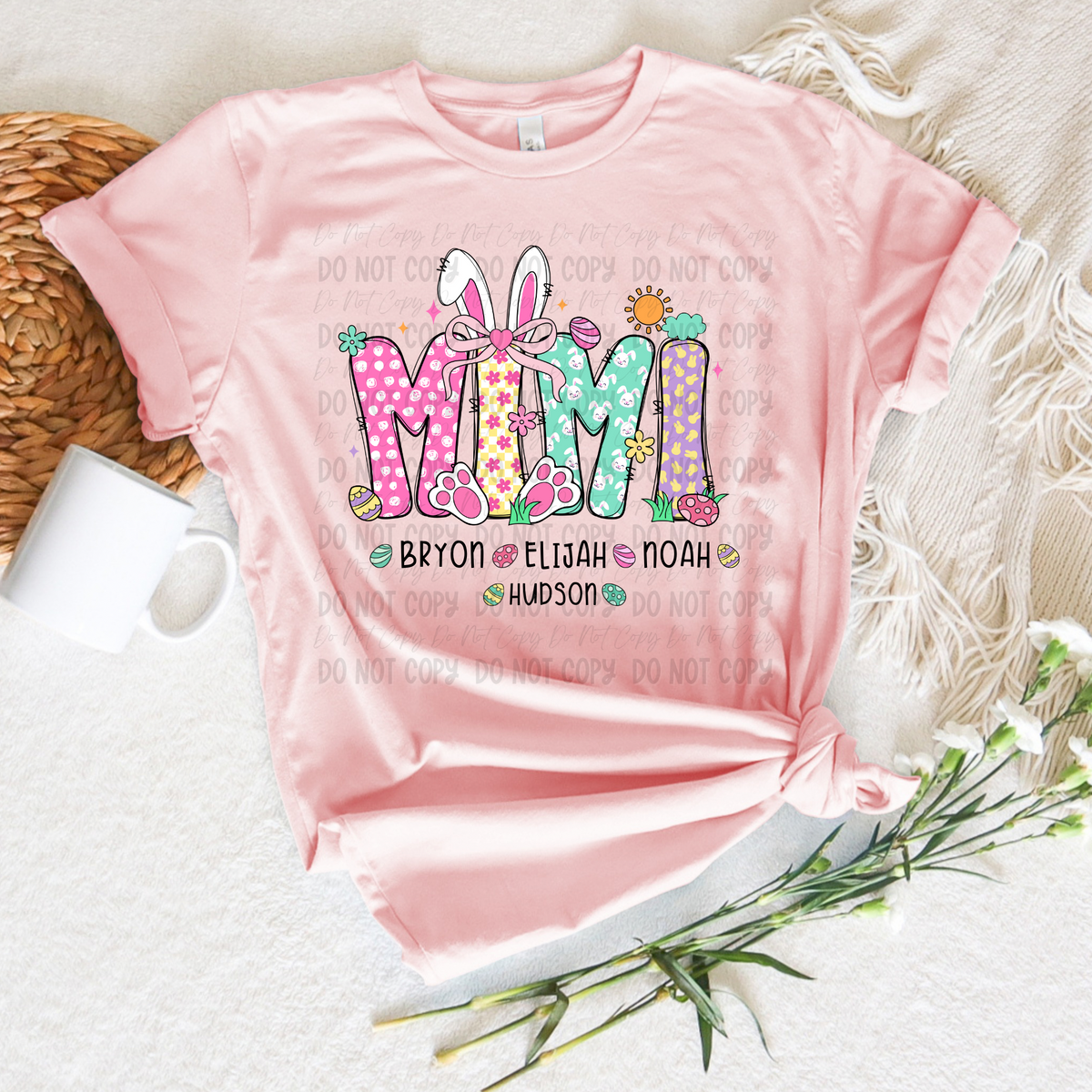Mimi Easter With Names || Tee