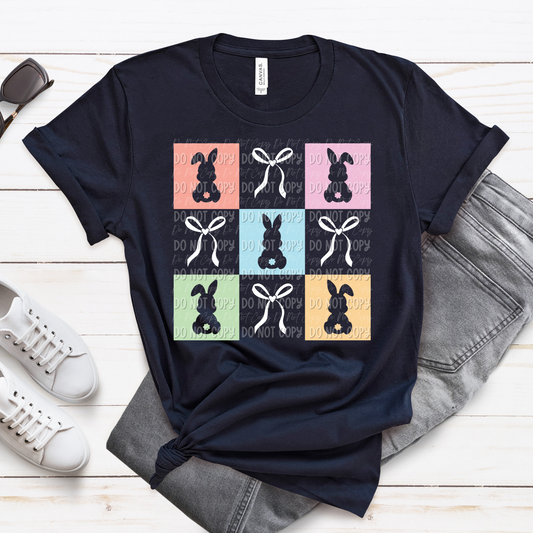 Bunny & Bow Collage || Tee