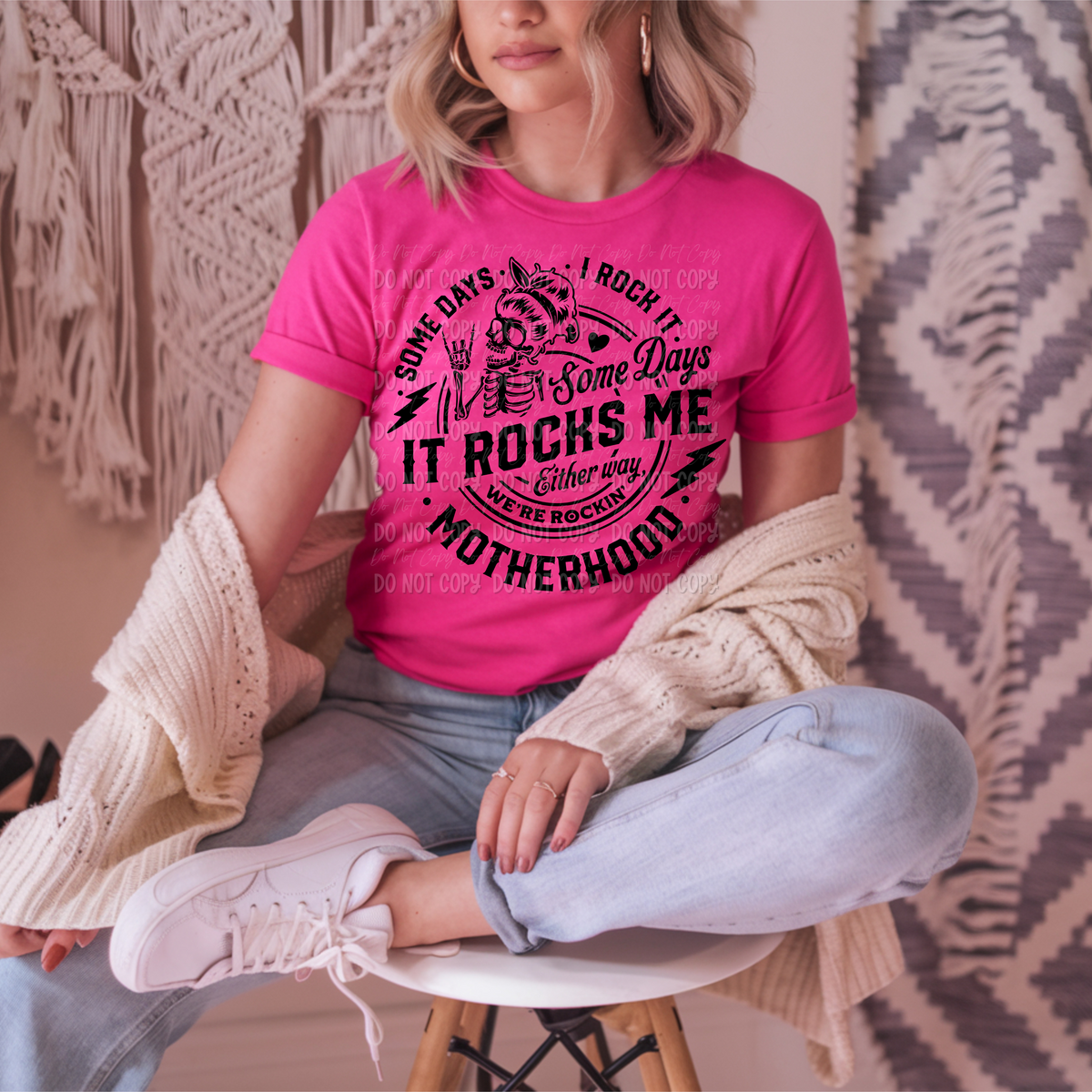 Some Days I Rock It. Some Days It Rocks Me. Either Way We’re Rockin’//Motherhood || Tee