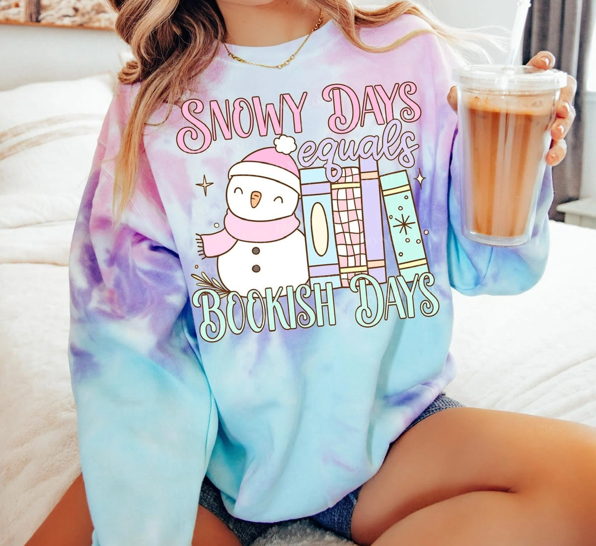 Snow Days Equals Bookish Days || Sweatshirt Or Hoodie