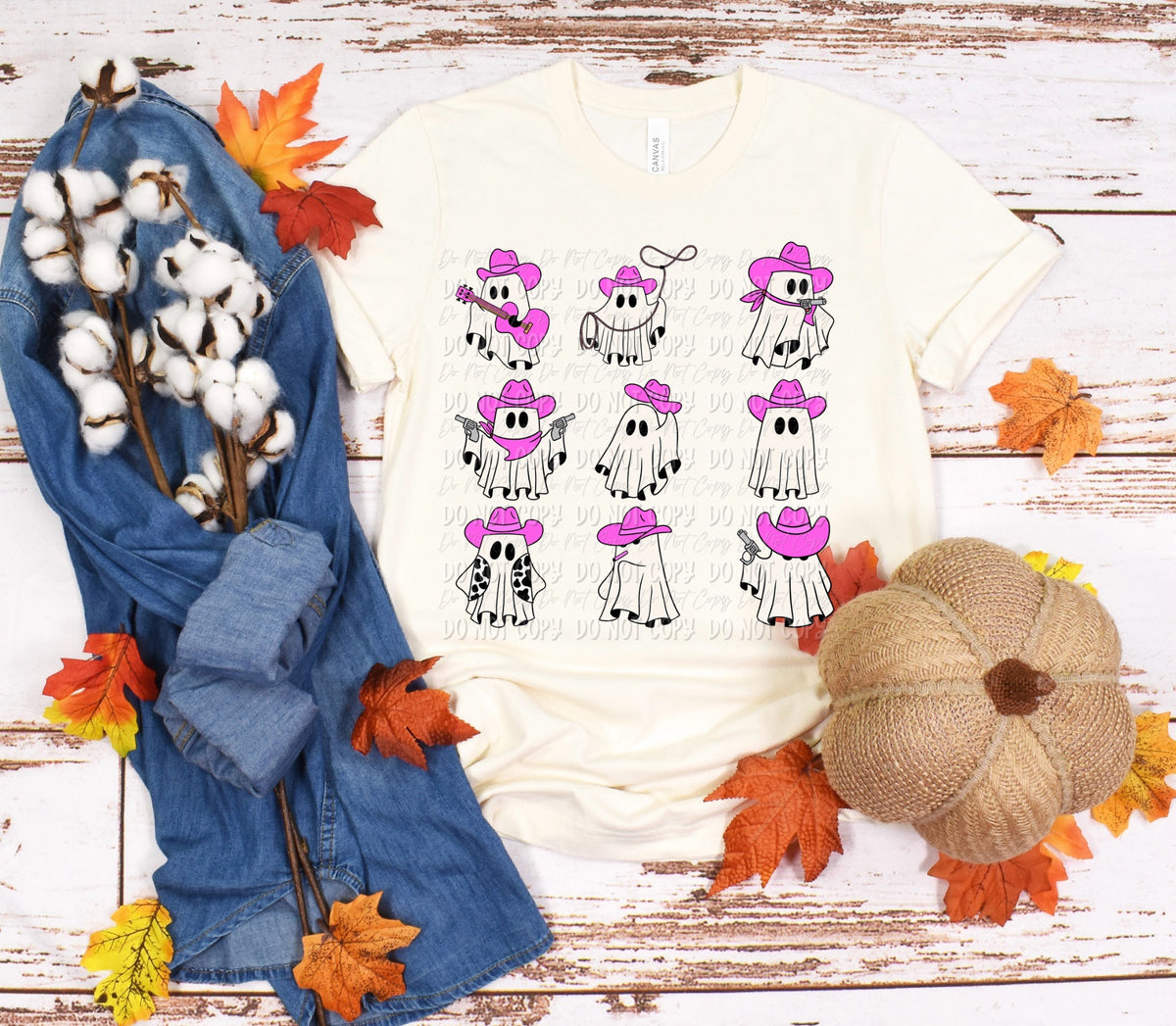 Western Ghosts - Pink - Tee
