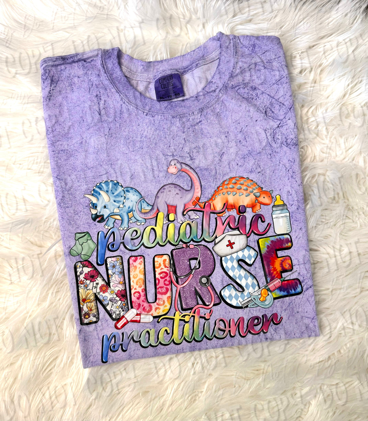 Dino Pediatric Nurse Practioner - Tee