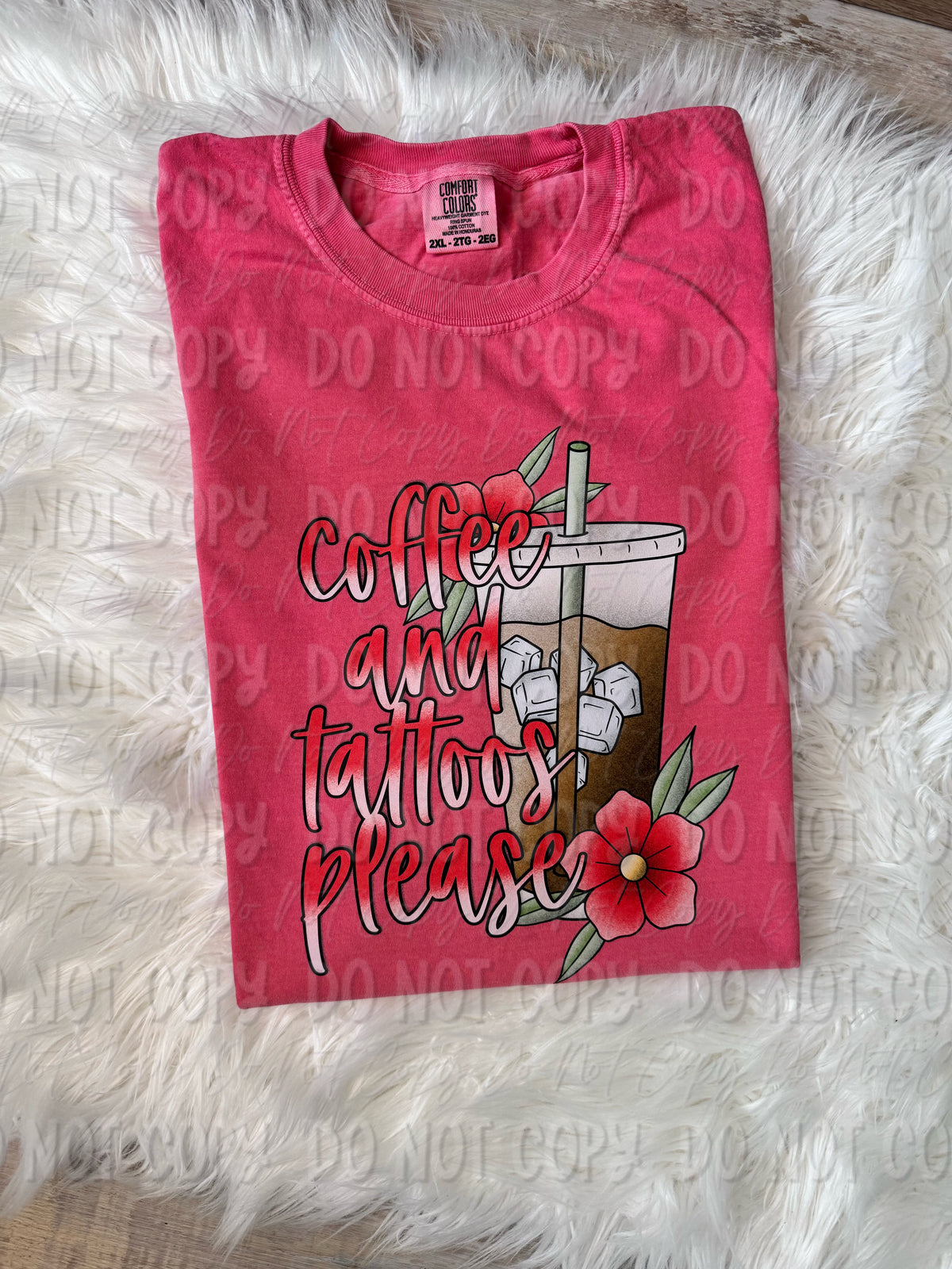 Coffee And Tattoos Please - Tee
