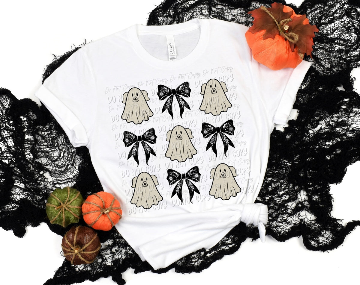 Spooky Doggies & Bows - Tee