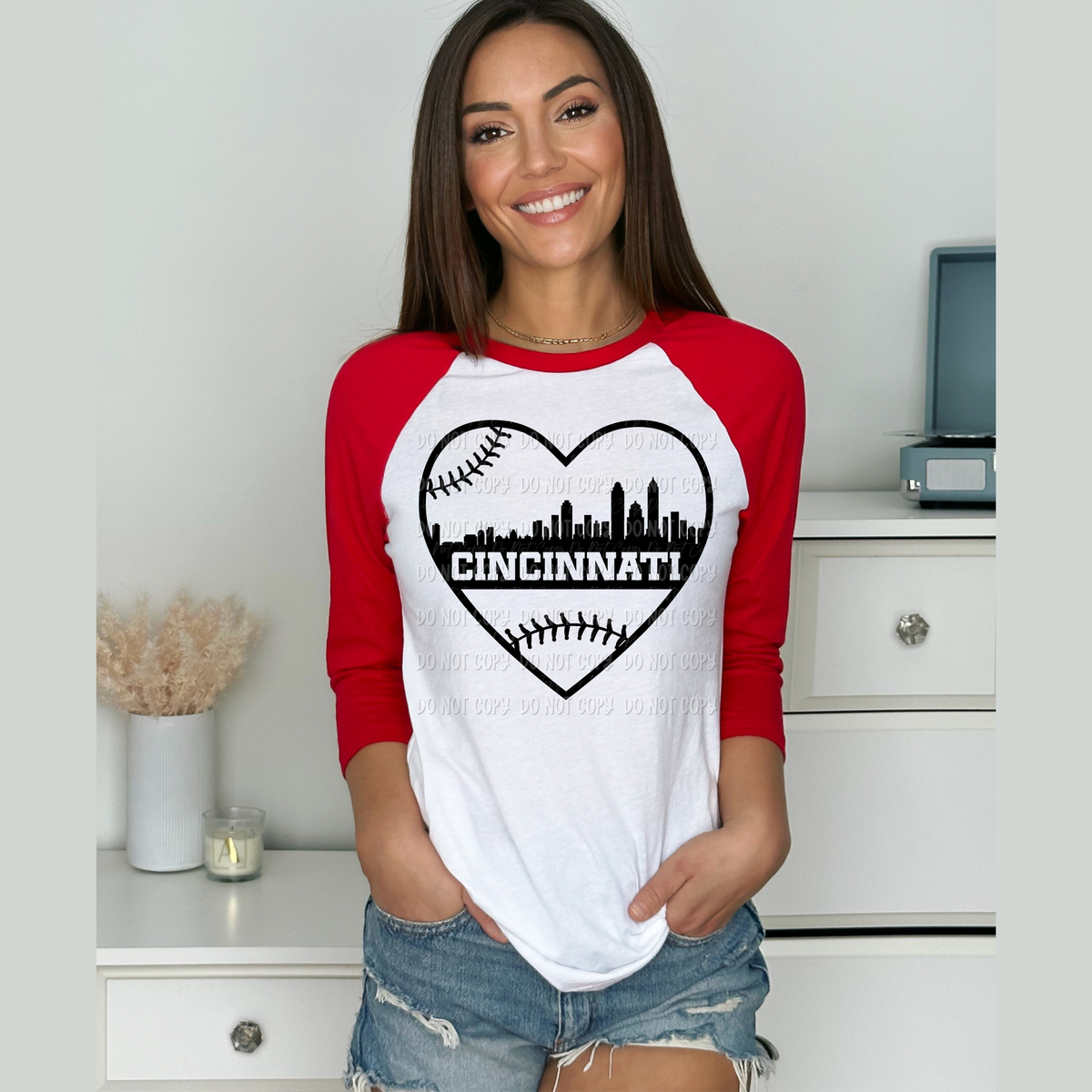 Cincinnati Heart || Tee