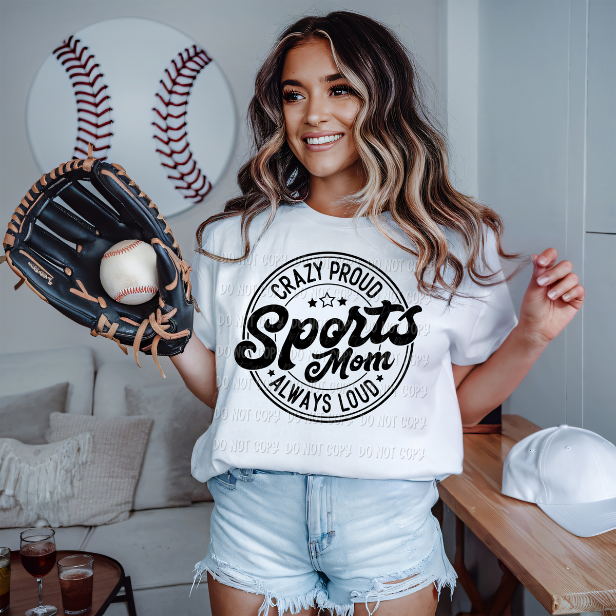 Crazy Proud - Always Loud Sports Mom | Tee