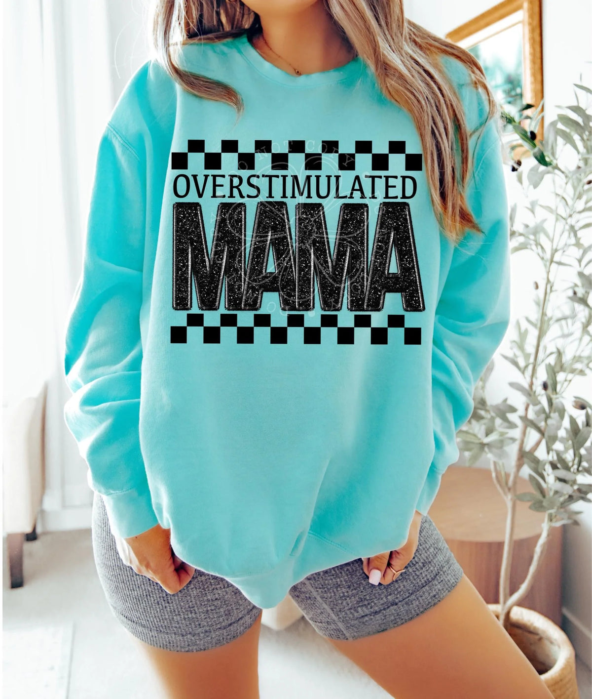 Overstimulated Mama - Sweatshirt Or Hoodie
