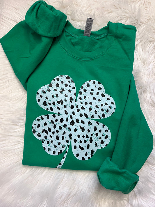 Grunge Shamrock - Sweatshirt
