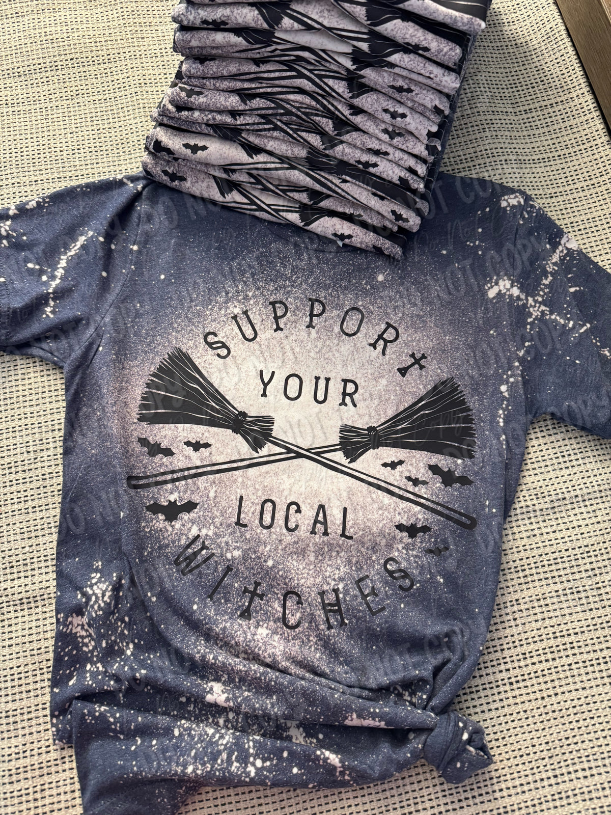 Support Your Local Witches || Bleached Tee