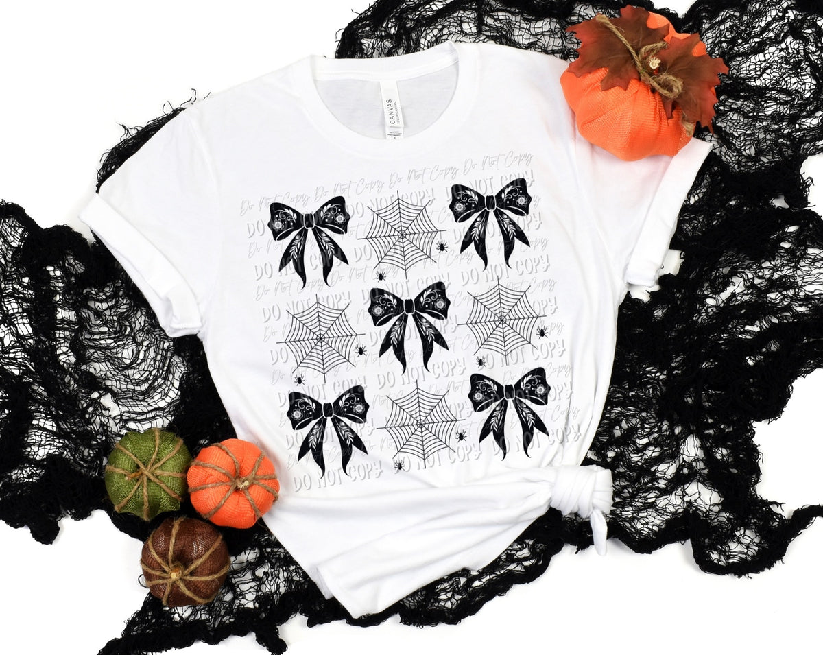 Spooky Bows & Webs - Tee