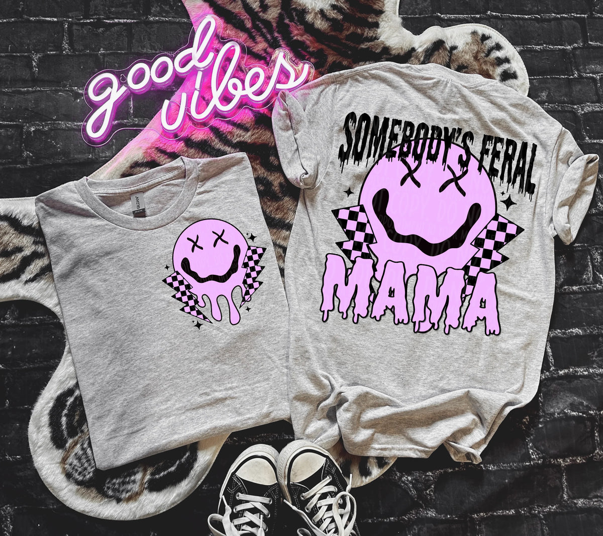 Somebody’s Feral Mama - Purple - Tee