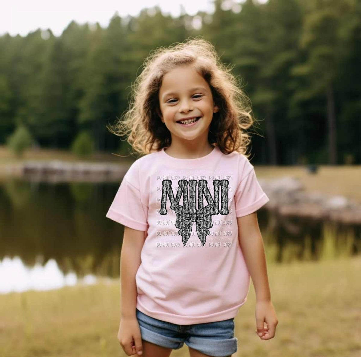 Mini Lace With Bow - Toddler & Youth