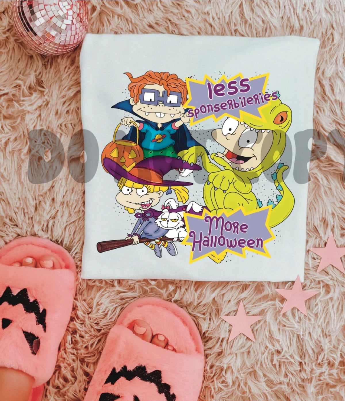 Less Sponserbileries. More Halloween - Tee