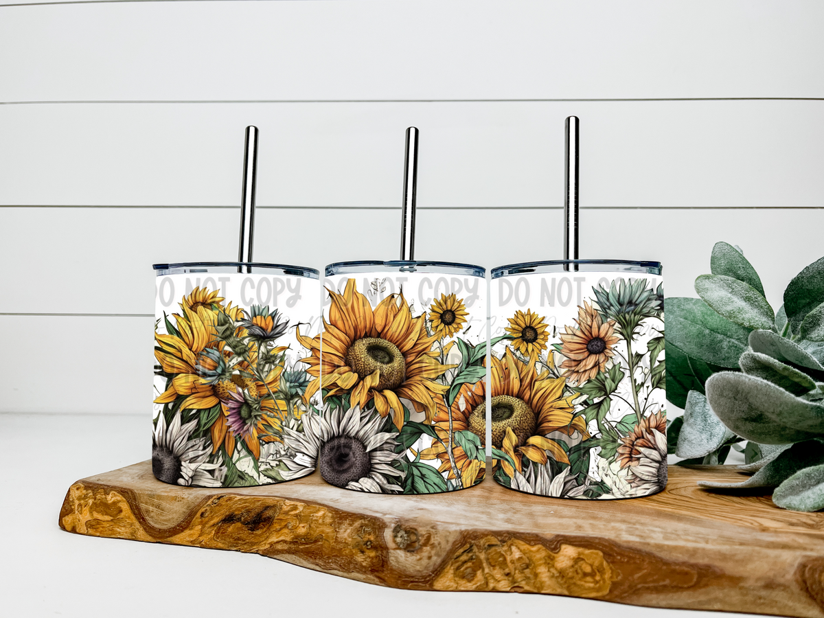 Sunflowers - 12oz Low Ball Tumbler