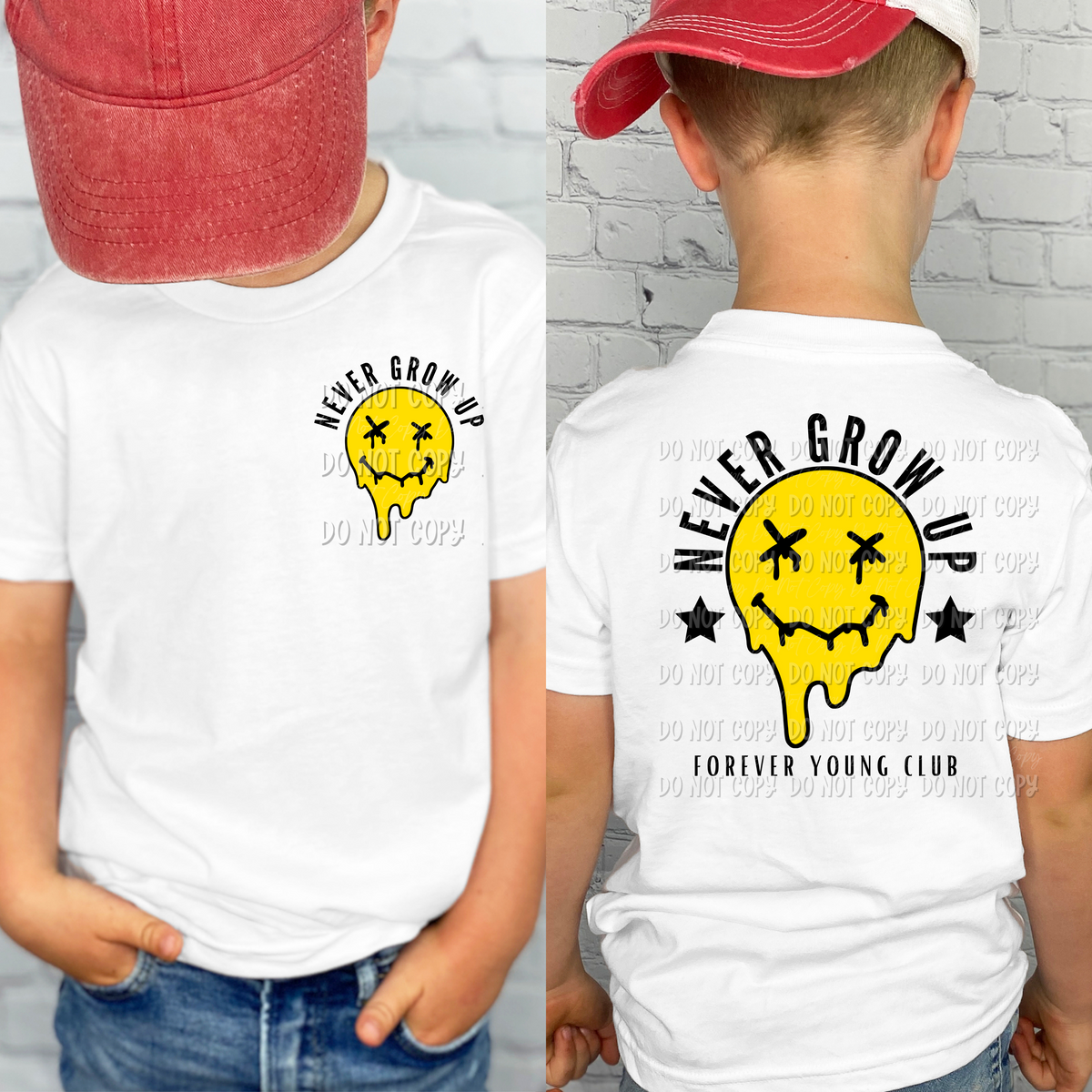Never Grow Up - Forever Young Club - Toddler & Youth - Tee