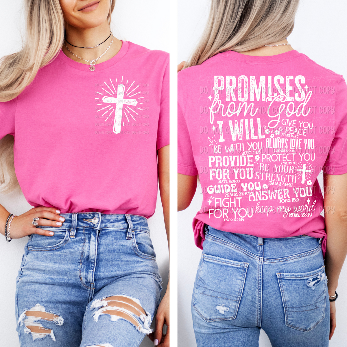 Promises From God || White Design || Tee