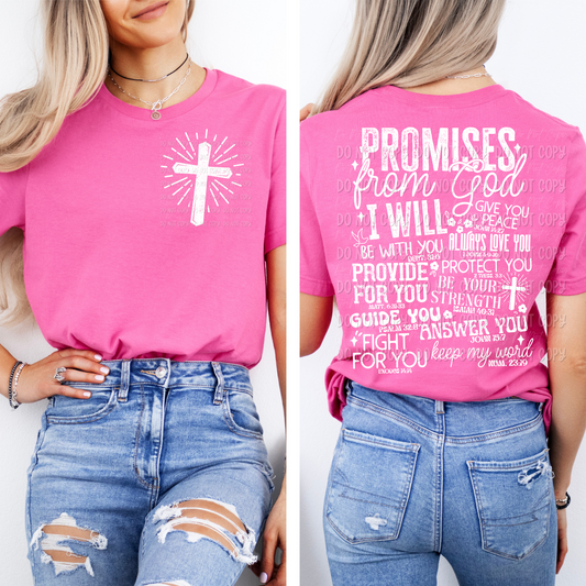 Promises From God || White Design || Tee