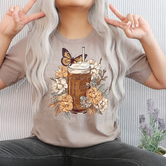 Floral Coffee || Tee