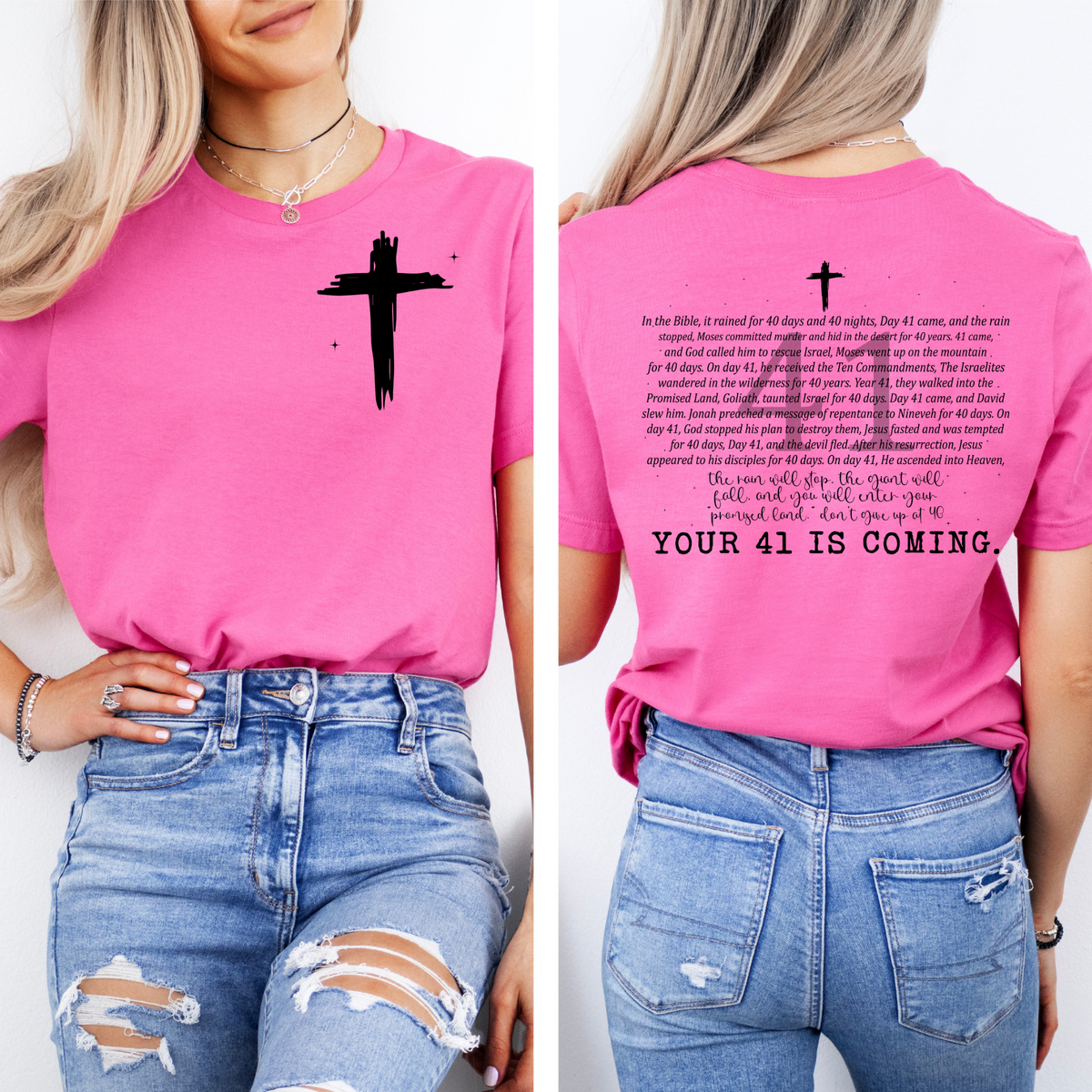 Your 41 Is Coming || Black Design || Tee