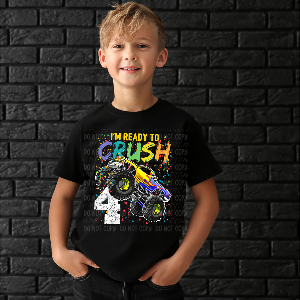 I’m Ready To Crush 4 || Monster Trucks - Toddler & Youth