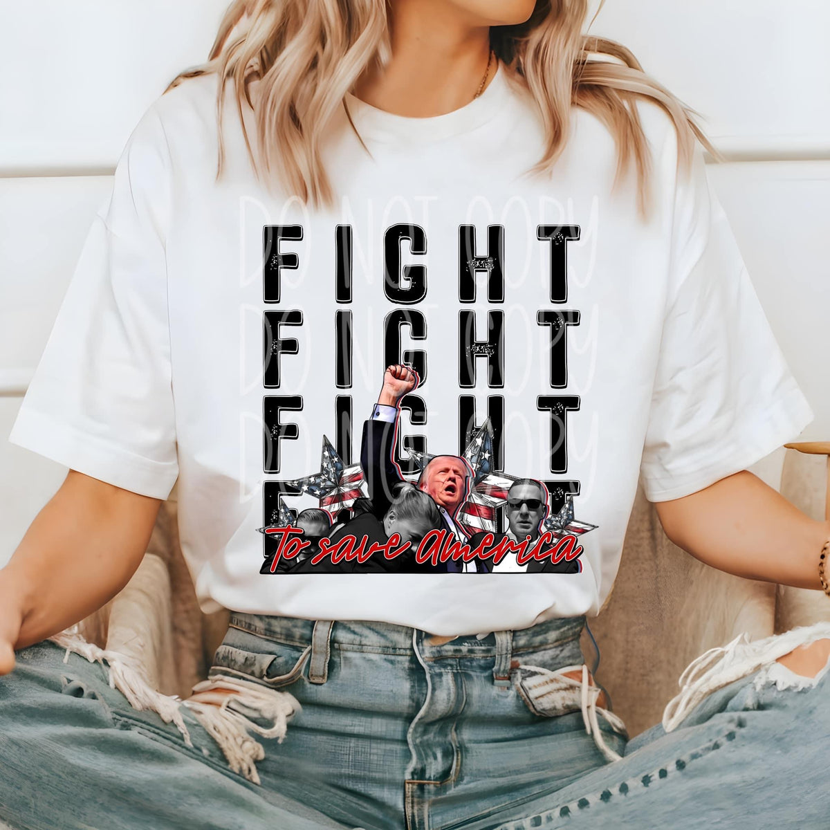 Fight Fight Fight To Save America - Tee