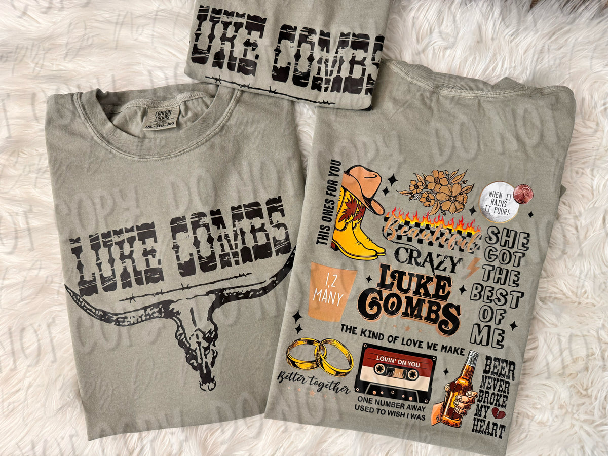 Luke Combs With Songs - Tee