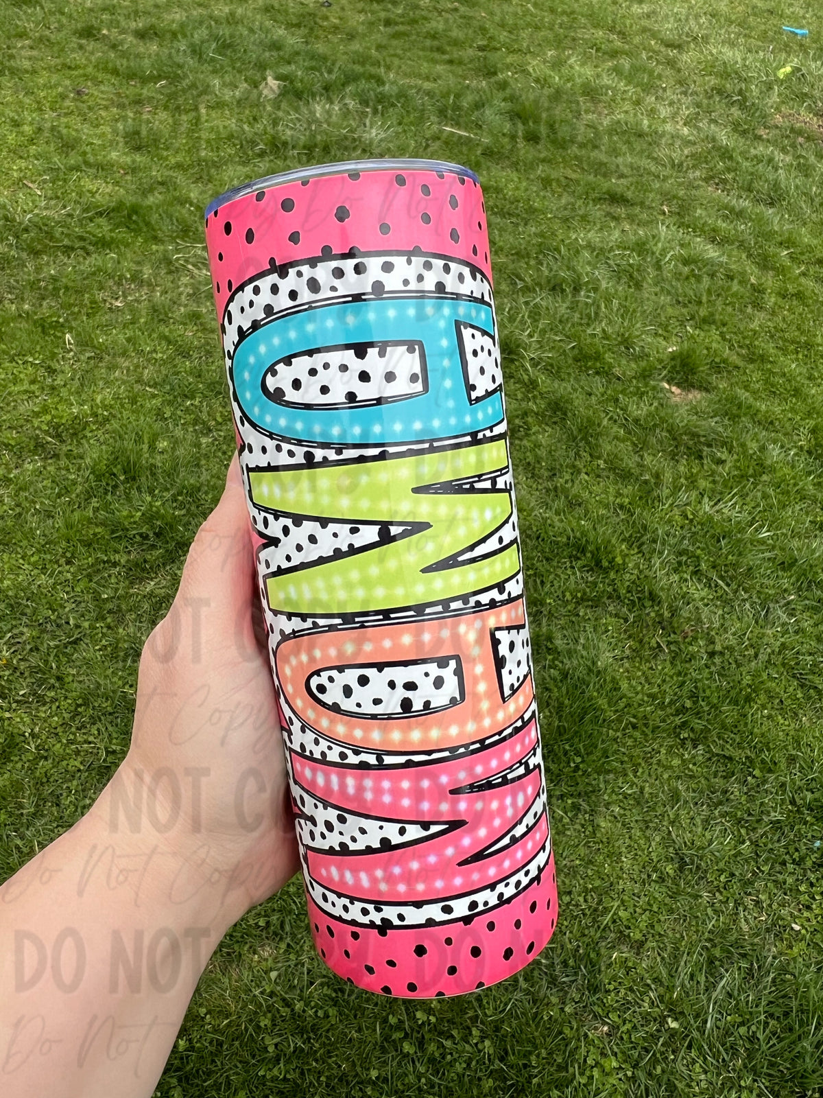 Mama Dalmatian Dot Tumbler - Choose Your Color
