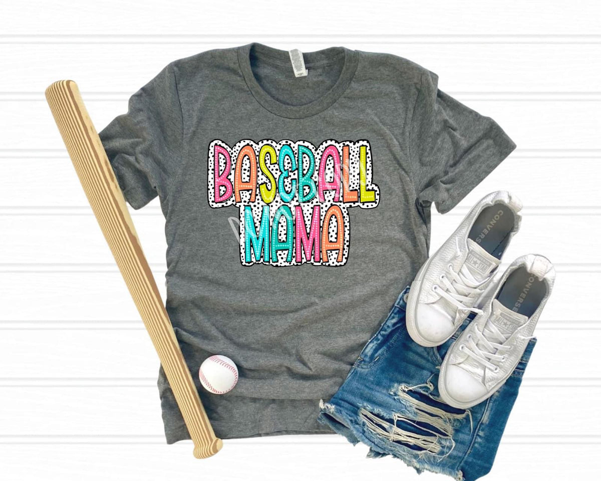 Baseball Mama Dalmatian Dot