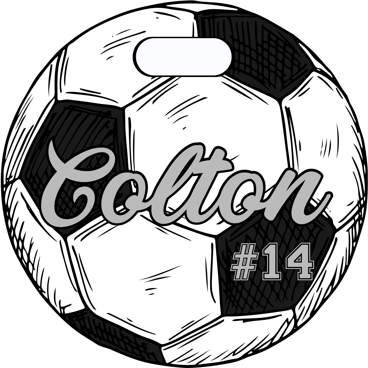 Soccer Bag Tag - Customizable