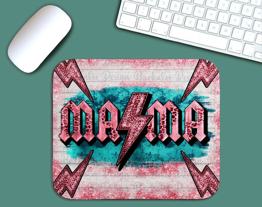 Mama Pink Bolt Mouse Pad