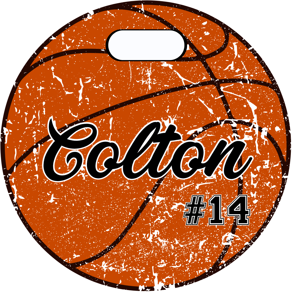 Basketball Bag Tag - Customizable